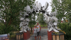 Fairbanks - the antler arch