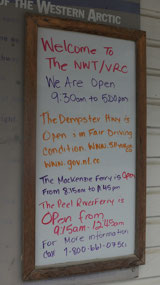 Dawson City - checking out the Dempster