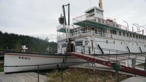 Dawson City - the old SS Keno