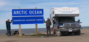 Tuk - we arrived at the arctic ocean