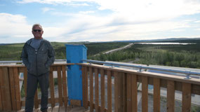 Dempster Hwy - on top of the tower