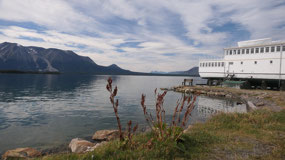 Atlin Lake - downtown waterfront