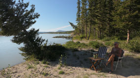 Liard River - a perfect spot at Liard River