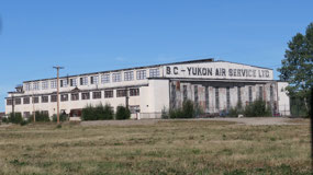 Watsons Lake - the historic airport hanger