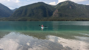 Muncho Lake PP - out on the lake