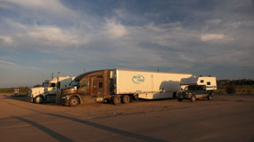 Fort Nelson - we camp with the big ones