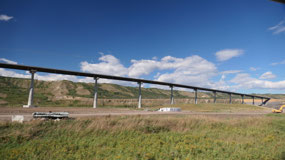 Peace River Valley - the new bridges