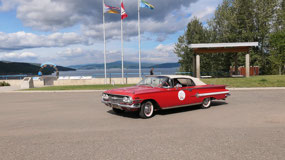 WAC Bennett Dam - and the classic cars came