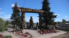 Chetwynd - the town of wood carvings