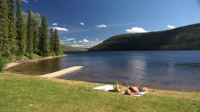 Gwillin Lake PP  - relaxing