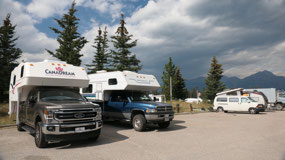 Jasper - in the overflow camping