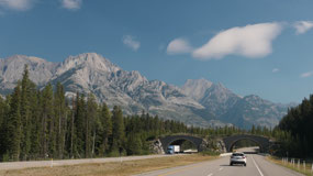 Heading towards Banff