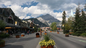 Banff - in town