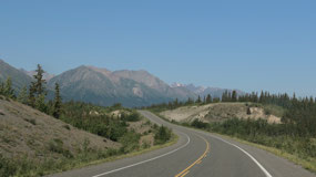 Along Kluane Lake