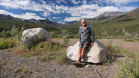 Dempster Hwy - view on Tombstone Mtn