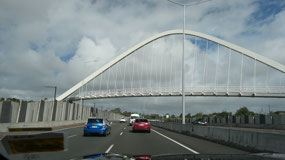 Auckland - first driving on the left side