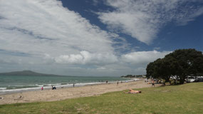 Milford beach - nice views on the island