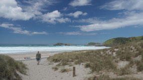 Whangarei Heads - Ocean Beach - at the open ocean