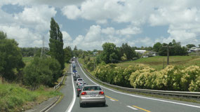 Everyone drives home traffic jam