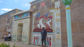 Hamilton gardens - egyptian garden