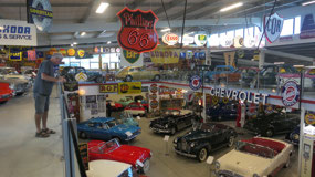 Hamilton car museum - have a big overview