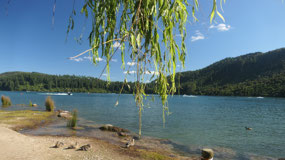 Rotorua - blue Lake