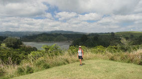 Ohope Beach - on the top of the hill