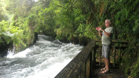 Okere Waterfalls - you can't get much closer