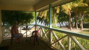 Aitutaki - on our balcony