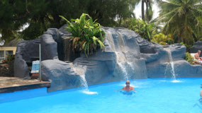 Rarotonga - time at the pool