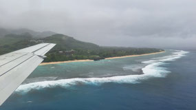 Flying to Rarotonga
