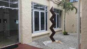 Rarotonga - art exhibit