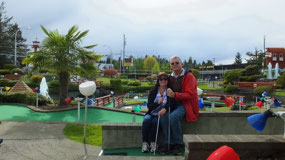 Minigolfing - and who is the winner.....