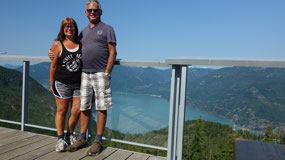 Sea-to-sky gondola - first views on Howe sound
