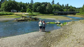 Qualicum Beach - at the river