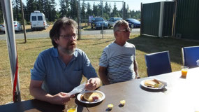 Qualicum Beach Air show - pancake breakfast
