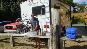 Salt Spring Island - doing Dishes at Drummond