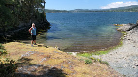 Galloping Goose Trail - a beautiful cove