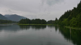 Port Renfrew - crossing San Juan River