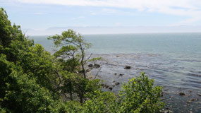 Sooke Bluffs Reg Park - view on the beach