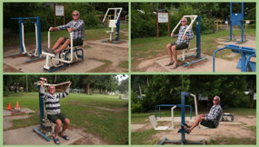 Willingdon Beach  - time for daily exercise