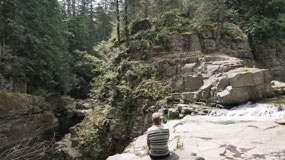 Eagle River Falls - above the falls