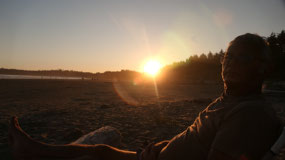 Long beach - sunset