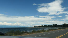 on the way home