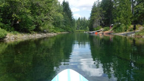 Wokas Lake - through the channel