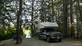 Nanaimo Lakes - our campsite