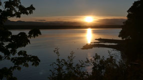 Hornby Isl - sunset