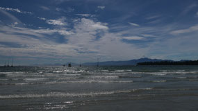 Hornby Isl - waves at Tribune Bay