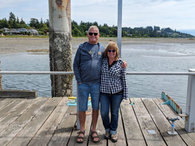 At the comox Marina