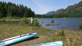 Buttle Lake - an afternoon at the lake